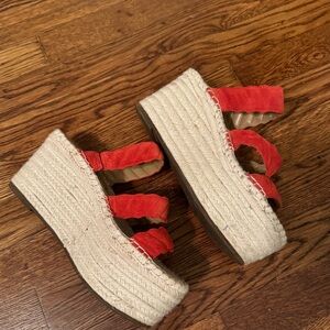 Marc Fisher platform espadrilles